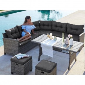 Комплект плетеной мебели AFM-307G-Grey в Заречном - zarechnyy.mebel24.online | фото 1