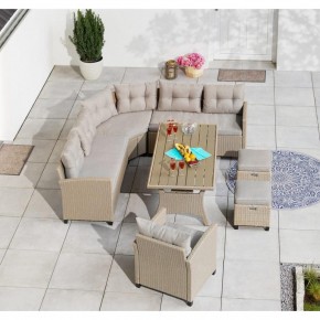 Комплект плетеной мебели AFM-373B Beige в Заречном - zarechnyy.mebel24.online | фото 2
