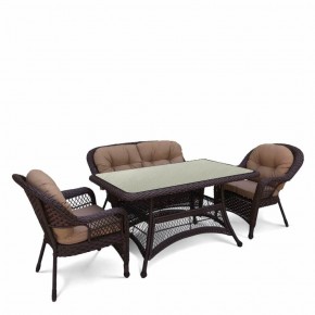 Комплект плетеной мебели T130/LV-520BB-Brown_Beige в Заречном - zarechnyy.mebel24.online | фото 1