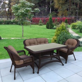Комплект плетеной мебели T130/LV-520BB-Brown_Beige в Заречном - zarechnyy.mebel24.online | фото 2