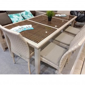 Комплект плетеной мебели T365/Y380C-W85 Latte (8+1) + подушки в Заречном - zarechnyy.mebel24.online | фото 2
