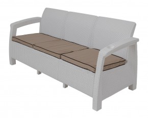 Комплект уличной мебели Yalta Premium Terrace Triple Set (Ялта) белый (+подушки под спину) в Заречном - zarechnyy.mebel24.online | фото 2