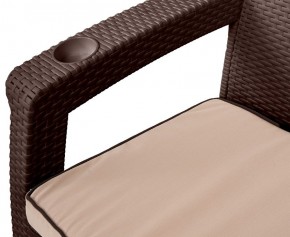 Комплект уличной мебели Yalta Premium Terrace Triple Set (Ялта) шоколадный (+подушки под спину) в Заречном - zarechnyy.mebel24.online | фото 4