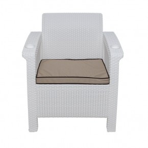 Комплект уличной мебели Yalta Terrace Triple Set (Ялта) белый в Заречном - zarechnyy.mebel24.online | фото 7