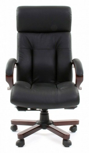 Кресло для руководителя Chairman 421 черный/орех темный, черный в Заречном - zarechnyy.mebel24.online | фото 2