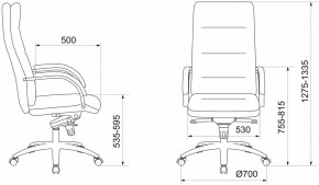 Кресло для руководителя T-9927SL/BLACK в Заречном - zarechnyy.mebel24.online | фото 5