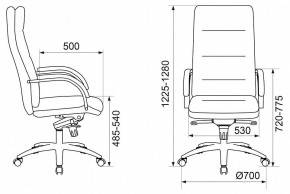Кресло для руководителя T-9927SL/CHOKOLATE в Заречном - zarechnyy.mebel24.online | фото 6