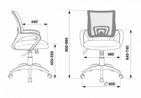 Кресло компьютерное CH-695N/BL/TW-11 в Заречном - zarechnyy.mebel24.online | фото 12