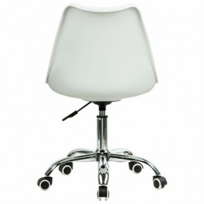 Кресло стул BRABIX "Eames MG-310 CH", хром, пластик белый, ткань серая, 532924 в Заречном - zarechnyy.mebel24.online | фото 4