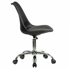 Кресло стул BRABIX "Eames MG-310 CH", хром, пластик черный, экокожа черная, 532925 в Заречном - zarechnyy.mebel24.online | фото 3