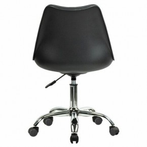 Кресло стул BRABIX "Eames MG-310 CH", хром, пластик черный, экокожа черная, 532925 в Заречном - zarechnyy.mebel24.online | фото 4