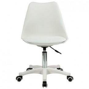 Кресло стул BRABIX "Eames MG-310 PL", пластик белый, экокожа белая, 532926 в Заречном - zarechnyy.mebel24.online | фото 1