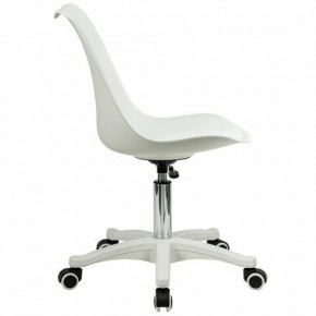 Кресло стул BRABIX "Eames MG-310 PL", пластик белый, экокожа белая, 532926 в Заречном - zarechnyy.mebel24.online | фото 3