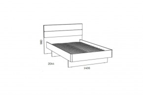 Кровать 1200х2000 "Морти" НМ 041.20 Х с основанием в Заречном - zarechnyy.mebel24.online | фото 7