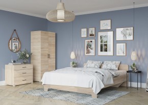 Кровать 1,6 VICTOR + основание (Сонома) в Заречном - zarechnyy.mebel24.online | фото 4