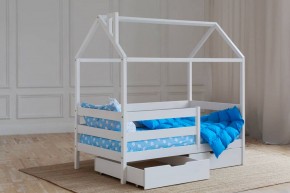 Кровать-домик 80*160 Белый в Заречном - zarechnyy.mebel24.online | фото 3