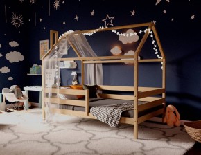 Кровать-домик 80*160 без покраски в Заречном - zarechnyy.mebel24.online | фото 2