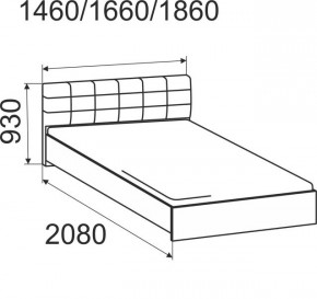 Кровать Лита с подъемным механизмом 1800*2000 в Заречном - zarechnyy.mebel24.online | фото 3