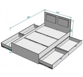 Кровать Ольга L37 (1200) 4 ящика в Заречном - zarechnyy.mebel24.online | фото 2