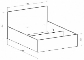 Кровать полутораспальная Виктория ВИ-37 в Заречном - zarechnyy.mebel24.online | фото 4