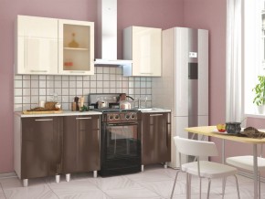 Кухня Танго модульная шоколад-ваниль в Заречном - zarechnyy.mebel24.online | фото 2