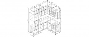 Кухня угловая Элеганция 2200*1700 (Стол. 38мм) в Заречном - zarechnyy.mebel24.online | фото 2