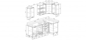 Кухонный гарнитур Антик 2200*1000 (Стол. 38мм) в Заречном - zarechnyy.mebel24.online | фото 2