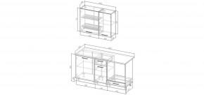 Кухонный гарнитур Белый Глянец 1600 (Стол. 38мм) в Заречном - zarechnyy.mebel24.online | фото 2