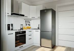 Кухонный гарнитур Белый Глянец 2200*1000 (Стол. 38мм) в Заречном - zarechnyy.mebel24.online | фото 1