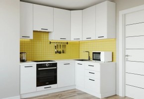 Кухонный гарнитур Белый Глянец 2200*1600 h950 (Стол. 38мм) в Заречном - zarechnyy.mebel24.online | фото