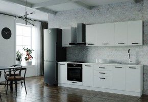 Кухонный гарнитур Белый Глянец 2800 (Стол. 26мм) в Заречном - zarechnyy.mebel24.online | фото 1