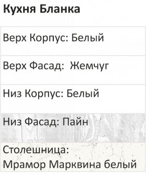 Кухонный гарнитур Бланка 2800 (Стол. 38мм) в Заречном - zarechnyy.mebel24.online | фото 3