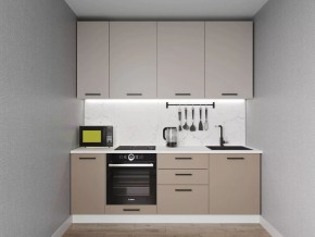 Кухонный гарнитур Каппучино 2200 h950 (Стол. 38мм) в Заречном - zarechnyy.mebel24.online | фото