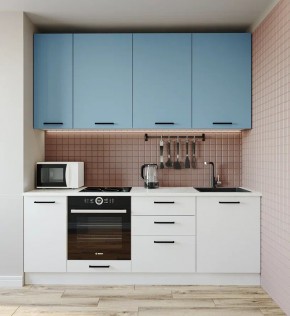 Кухонный гарнитур Капри 2200 h950 (Стол. 38мм) в Заречном - zarechnyy.mebel24.online | фото