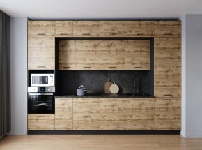 Кухонный гарнитур Крафт 3400 (Стол. 26мм) в Заречном - zarechnyy.mebel24.online | фото