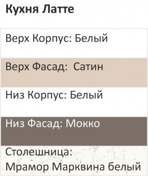 Кухонный гарнитур Латте 3000 (Стол. 38мм) в Заречном - zarechnyy.mebel24.online | фото 3