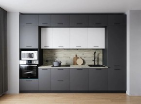 Кухонный гарнитур Меренга 3400 (Стол. 38мм) в Заречном - zarechnyy.mebel24.online | фото 1