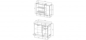 Кухонный гарнитур Смоки 1000 (Стол. 26мм) в Заречном - zarechnyy.mebel24.online | фото 3