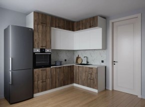 Кухонный гарнитур Старое Дерево 2200*1700 (Стол. 26мм) в Заречном - zarechnyy.mebel24.online | фото