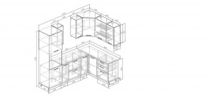Кухонный гарнитур Старое Дерево 2400*1600 (Стол. 26мм) в Заречном - zarechnyy.mebel24.online | фото 2
