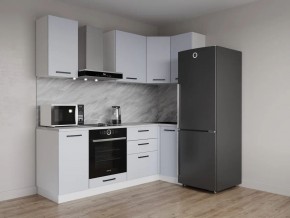 Кухонный гарнитур угловой Смоки 2200*1000 (Стол. 38 мм) в Заречном - zarechnyy.mebel24.online | фото 1