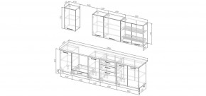 Кухонный гарнитур Умбра 2800 (Стол. 26мм) в Заречном - zarechnyy.mebel24.online | фото 2
