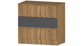 ЛЕНОРА Комод 3 ящика (графит) в Заречном - zarechnyy.mebel24.online | фото
