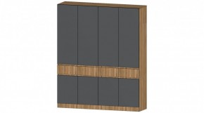 ЛЕНОРА Шкаф 4х створчатый (графит) в Заречном - zarechnyy.mebel24.online | фото