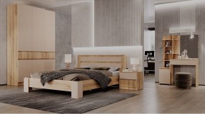 ЛЕНОРА Спальный гарнитур (модульный) кашемир в Заречном - zarechnyy.mebel24.online | фото