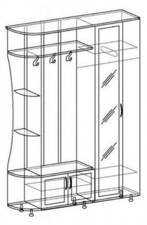 ЛИКА №1 Прихожая ЛДСП в Заречном - zarechnyy.mebel24.online | фото 5