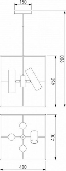 Люстра на штанге Eurosvet Adamson 70142/8 хром в Заречном - zarechnyy.mebel24.online | фото 4