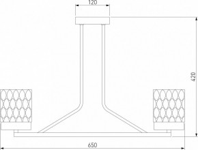 Люстра на штанге Eurosvet Calle 60127/6 хром в Заречном - zarechnyy.mebel24.online | фото 5