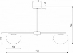 Люстра на штанге Eurosvet Like 30190/5 латунь в Заречном - zarechnyy.mebel24.online | фото 4