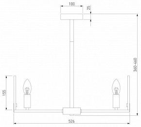 Люстра на штанге Eurosvet Marble 60158/5 латунь в Заречном - zarechnyy.mebel24.online | фото 3